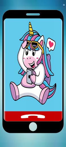 Fake Call Unicorn and Game - Screenshot 3