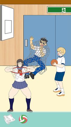 Muscle Girl protects Ren-kun! - Screenshot 3