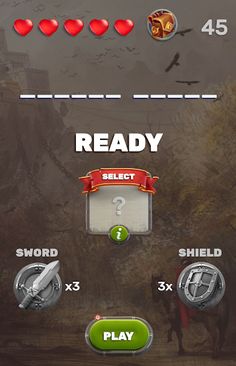 Hangman game - Medieval Themed - Screenshot 2