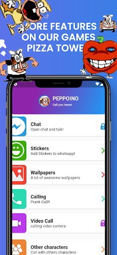 Pizza Tower Call Stickers Game - Screenshot 4