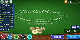 Vegas Three Card Rummy - Screenshot 1