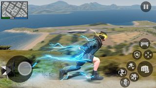 Blue Hero Rope Game - Screenshot 1