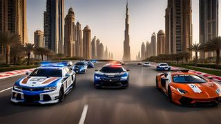 Dubai Racing-Police Chase game - Screenshot 1