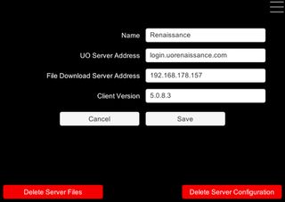 MobileUO - Screenshot 2