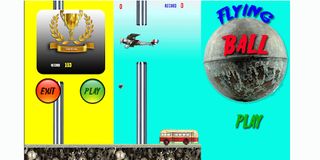 Flying ball Игры без интернета - Screenshot 2