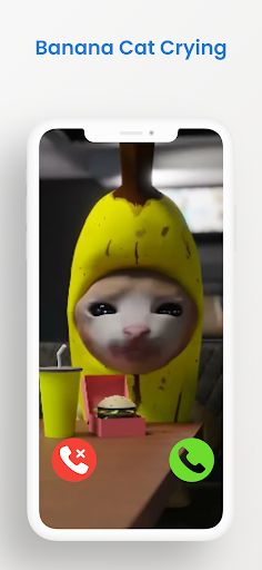 Banana Cat Crying Fak Call - Screenshot 3