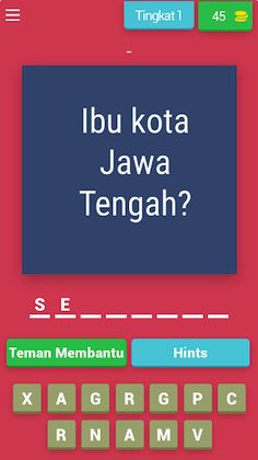 Nama Kota propinsi indonseia - Screenshot 1