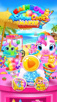 Rainbow Frozen Snowcone Maker - Screenshot 1