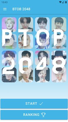 BTOB 2048 Game - Screenshot 1