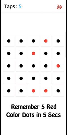 Dots Finder: A Memory Boosting - Screenshot 4