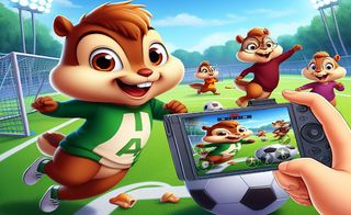 Alvin Chipmunk Soccer Showdown - Screenshot 2
