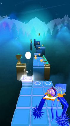 Scary Thomas Engine Tiles Hop - Screenshot 2