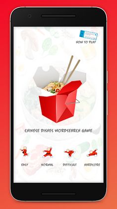 Chinese Dishes Wordsearch Game - Screenshot 1