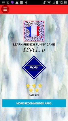 Learn french funny game - Screenshot 1