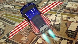 Free Flying Racing Car Driving - Screenshot 1