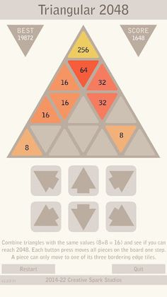 Triangular 2048 Pro - Screenshot 4