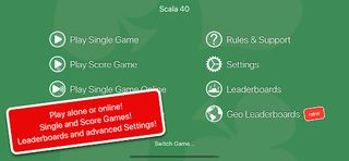 Scala 40 Online or Alone - Screenshot 2