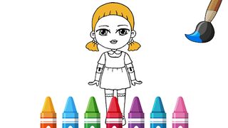 Squid Game Coloring Book - Screenshot 1
