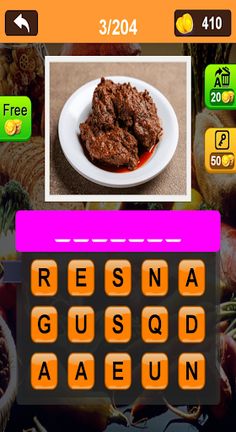 Indonesian Food Quiz - Screenshot 1