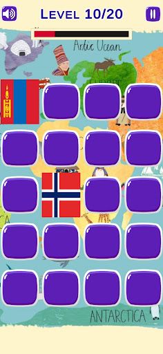 World Flags: Memory and Brain - Screenshot 3