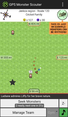 GPS Monster Scouter - Screenshot 1