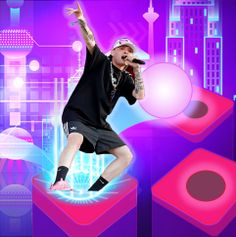 Peso Pluma Game Tiles Hop - Screenshot 2