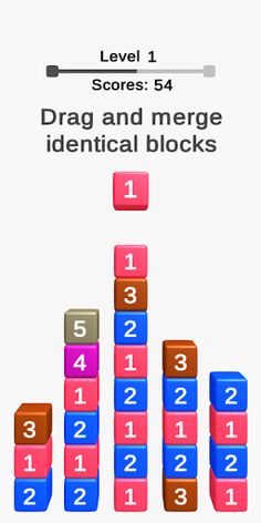 Merge Mania 3D - Screenshot 1