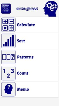 Brain Math & Memo Logic Games - Screenshot 1