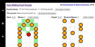Coin Sliding Font Puzzles - Screenshot 2
