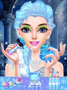 Ice Queen - Makeup & Dress Up - Screenshot 3
