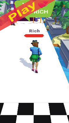 Running Money 3D : Dec Rooms - Screenshot 3