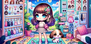 DIY Paper Doll Chibi DressUp - Screenshot 3