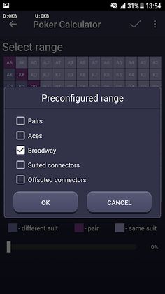 Evenbet Poker Calculator - Screenshot 3