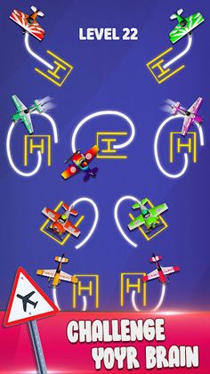 Airplane Parking Order Puzzle - Screenshot 1