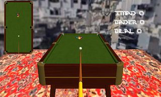 billiard game - Screenshot 2