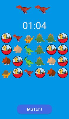 Dino World : Memory Matching - Screenshot 3