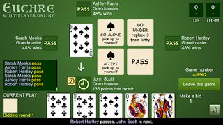 Euchre Multiplayer Online - Screenshot 2
