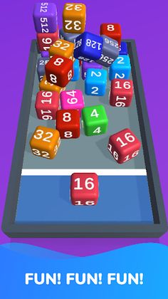 Crush Cube: 2048 3D merge game - Screenshot 3