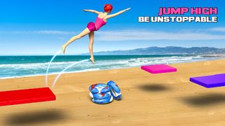 Jump Girl: Tiles and Ball - Screenshot 2