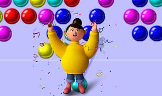 bubble shooter scooll-game - Screenshot 1