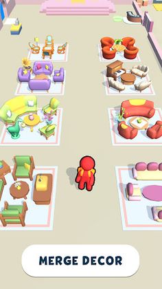 Merge Decor 3D - Screenshot 1