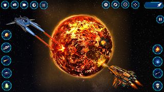 solar planet destroying game - Screenshot 2