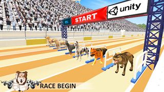 Greyhound 3D Dog Racing Fever - Screenshot 1