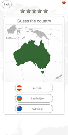 Guess country - Screenshot 1