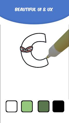 Coloring Alphabet Lore - Screenshot 3