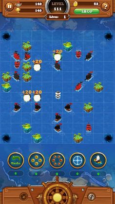 Seven Ships Battle - Pirates o - Screenshot 1
