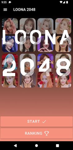 LOONA 2048 Game - Screenshot 2