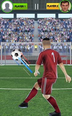 Super Kicks:Tic Tac Toe Soccer - Screenshot 1