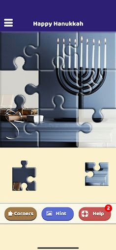 Happy Hanukkah Puzzle - Screenshot 1