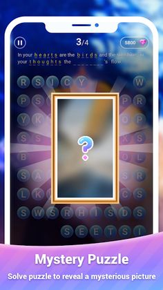 Scrolling Words Bubble Game - Screenshot 4